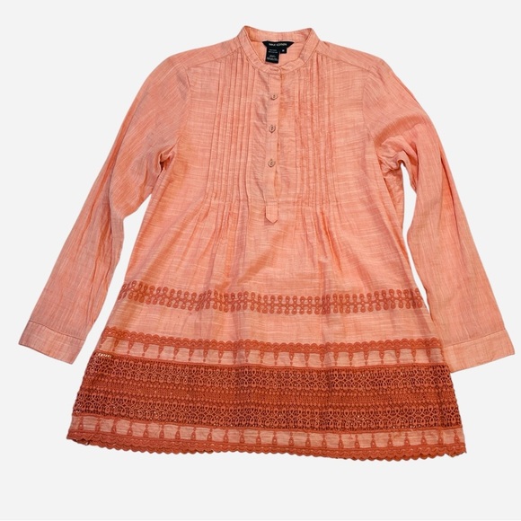 MAX Edition Boho Top, pleated details, and embroidered patterns, Pink, Medium - Picture 5 of 13